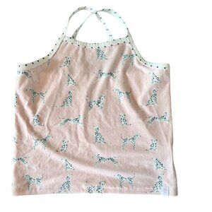 Sweet Honey Pale Pink Novelty Dalmatian Dog Print PJ Cami 12Y